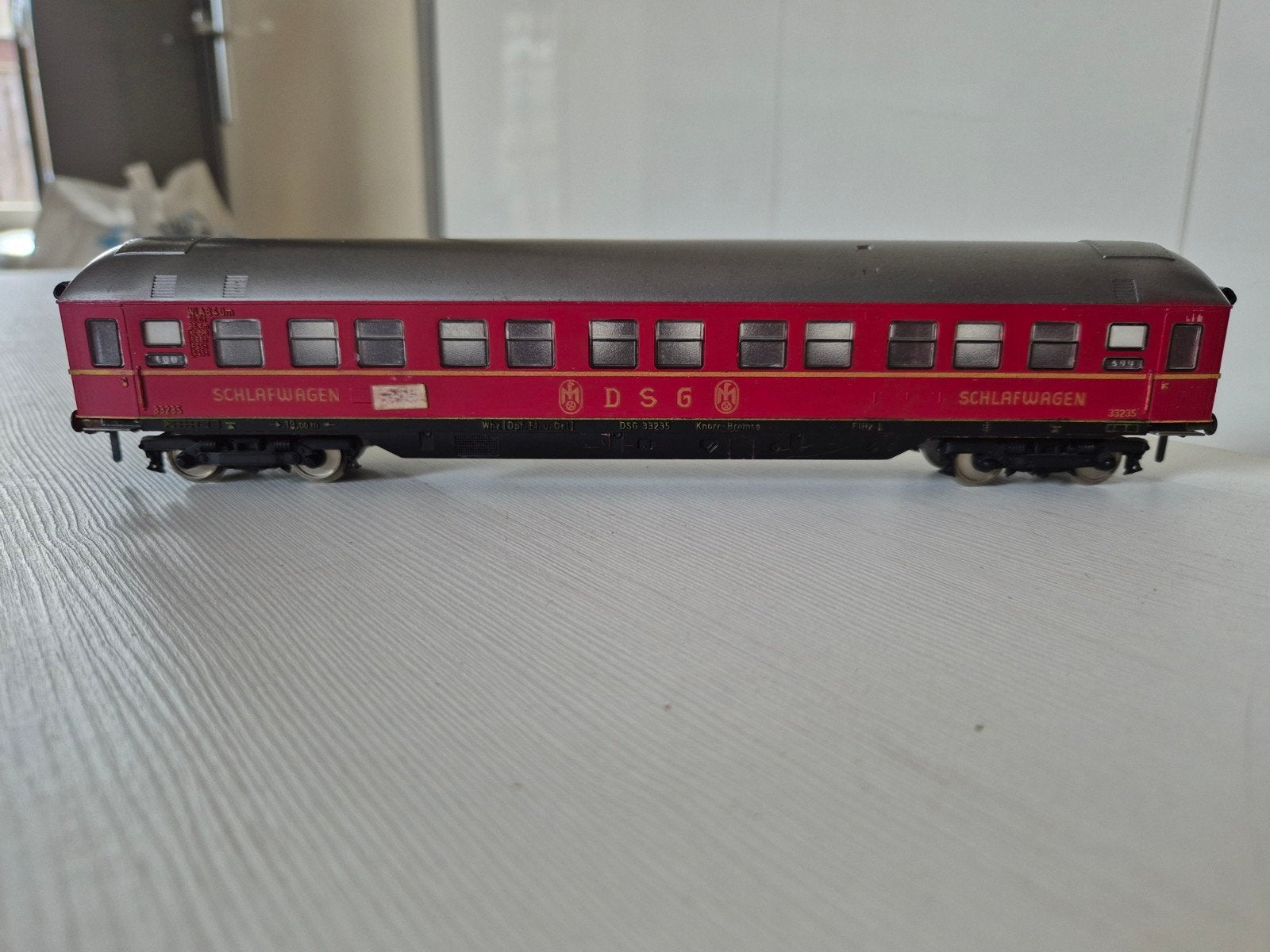 2 Fleischmann H0 DB rijtuigen 1503/1505, Gebruikt, Gelijkstroom, Fleischmann, Wagon