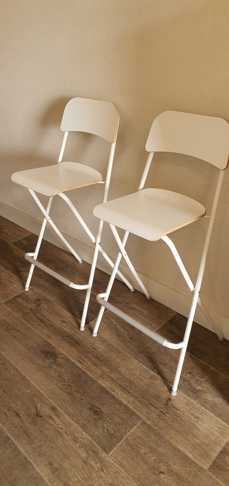 Zsm ophalen. Ikea Franklin barstoelen 74cm. Samen €20, Huis en Inrichting, Barkrukken, Ophalen, Gebruikt, Met voetsteun, 60 tot 90 cm