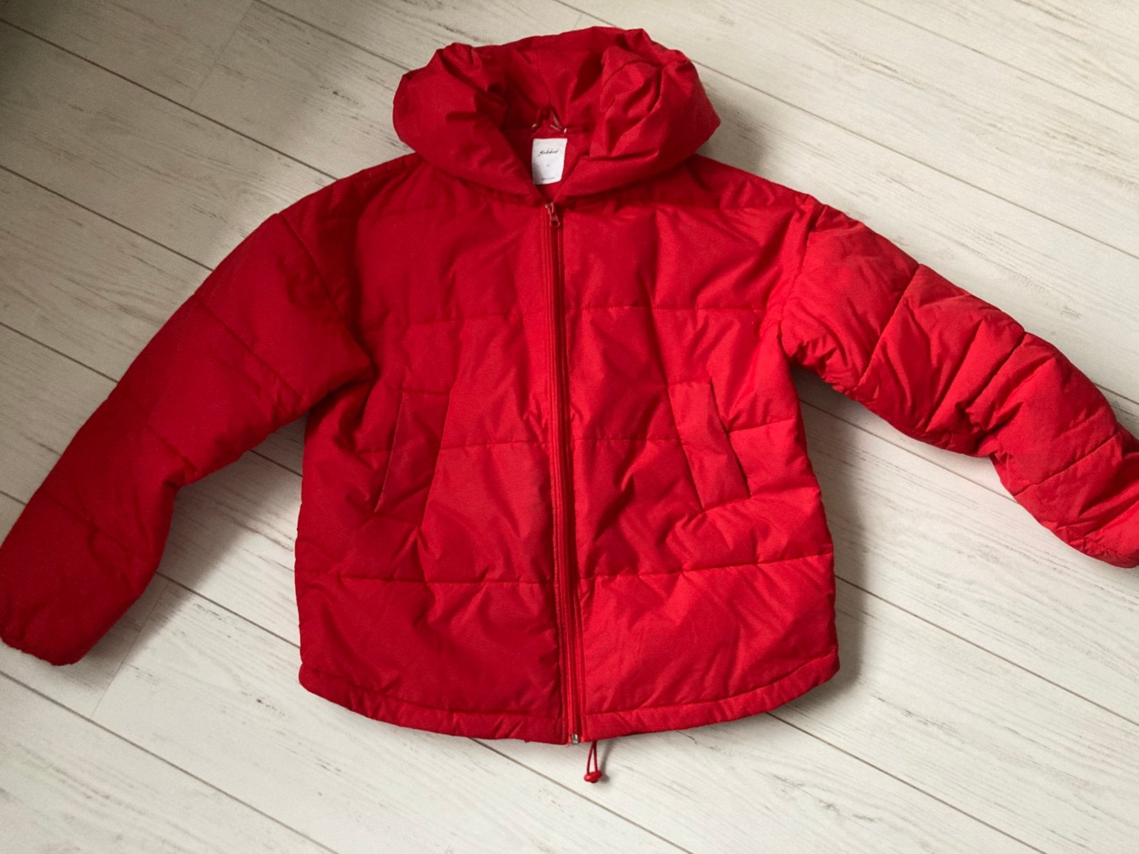 Rode (winter)jas Subdued, maat M (valt klein), Ophalen of Verzenden, Gedragen, Maat 38/40 (M), Rood