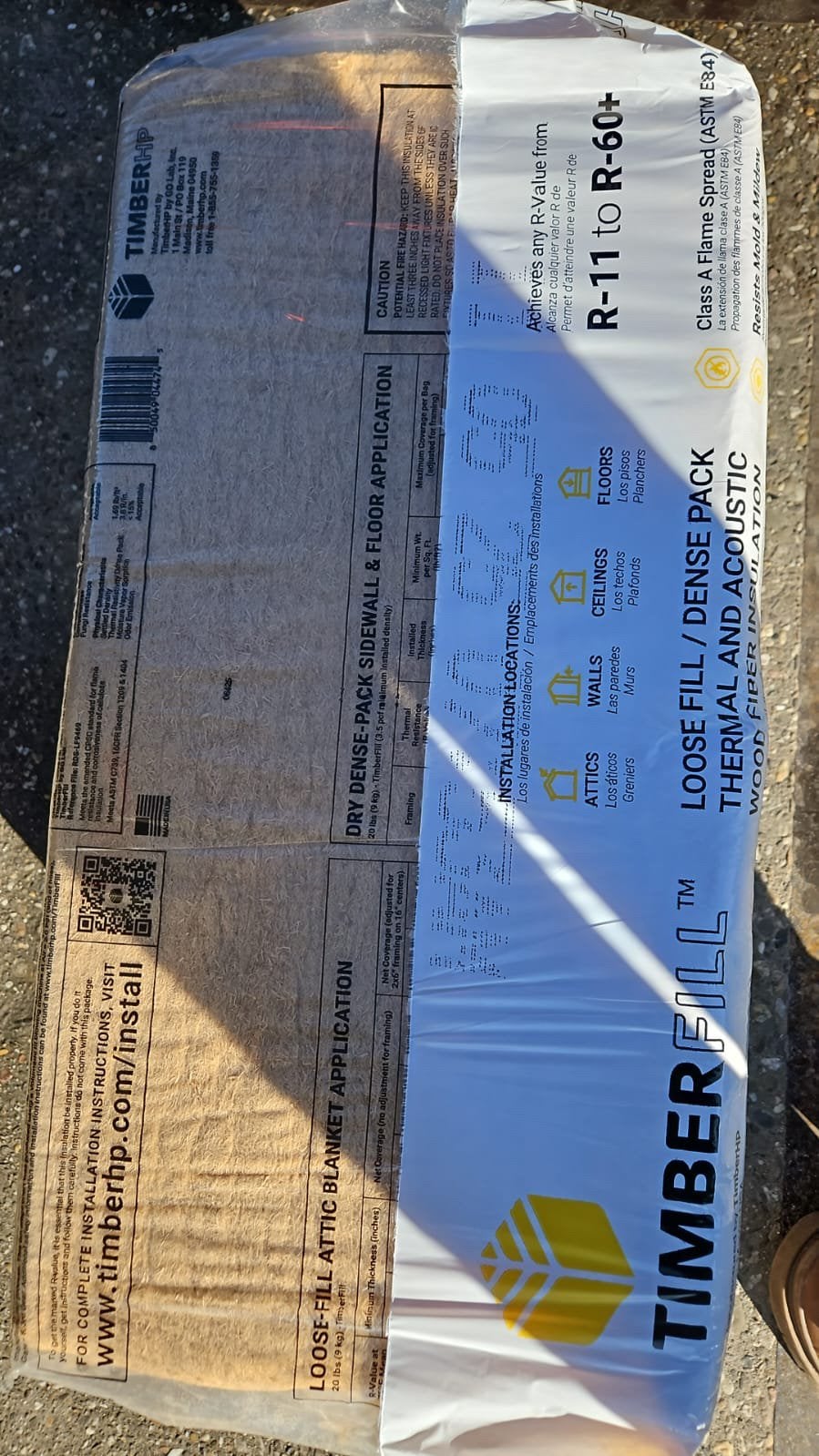 Spotgoedkoop!!!!! isolatiemateriaal TIMBERFILL, Nieuw, 15 m² of meer, Ophalen, Minder dan 4 cm