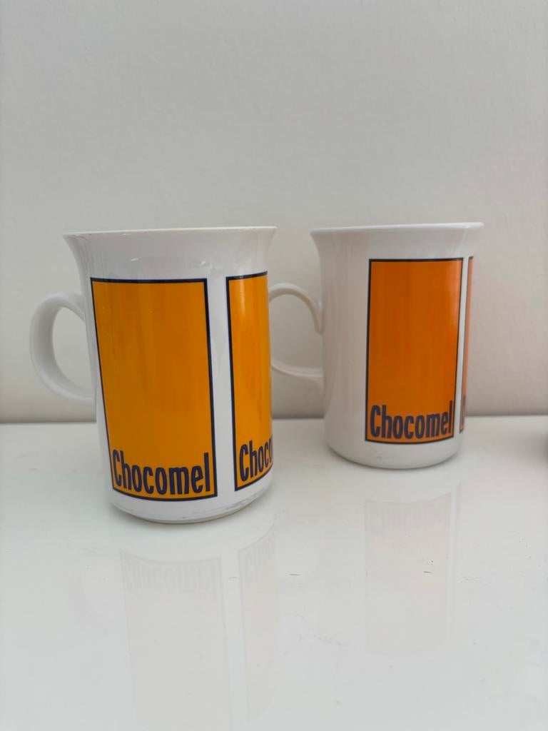 Vintage Chocomel Mokken - Set van 2, Ophalen of Verzenden