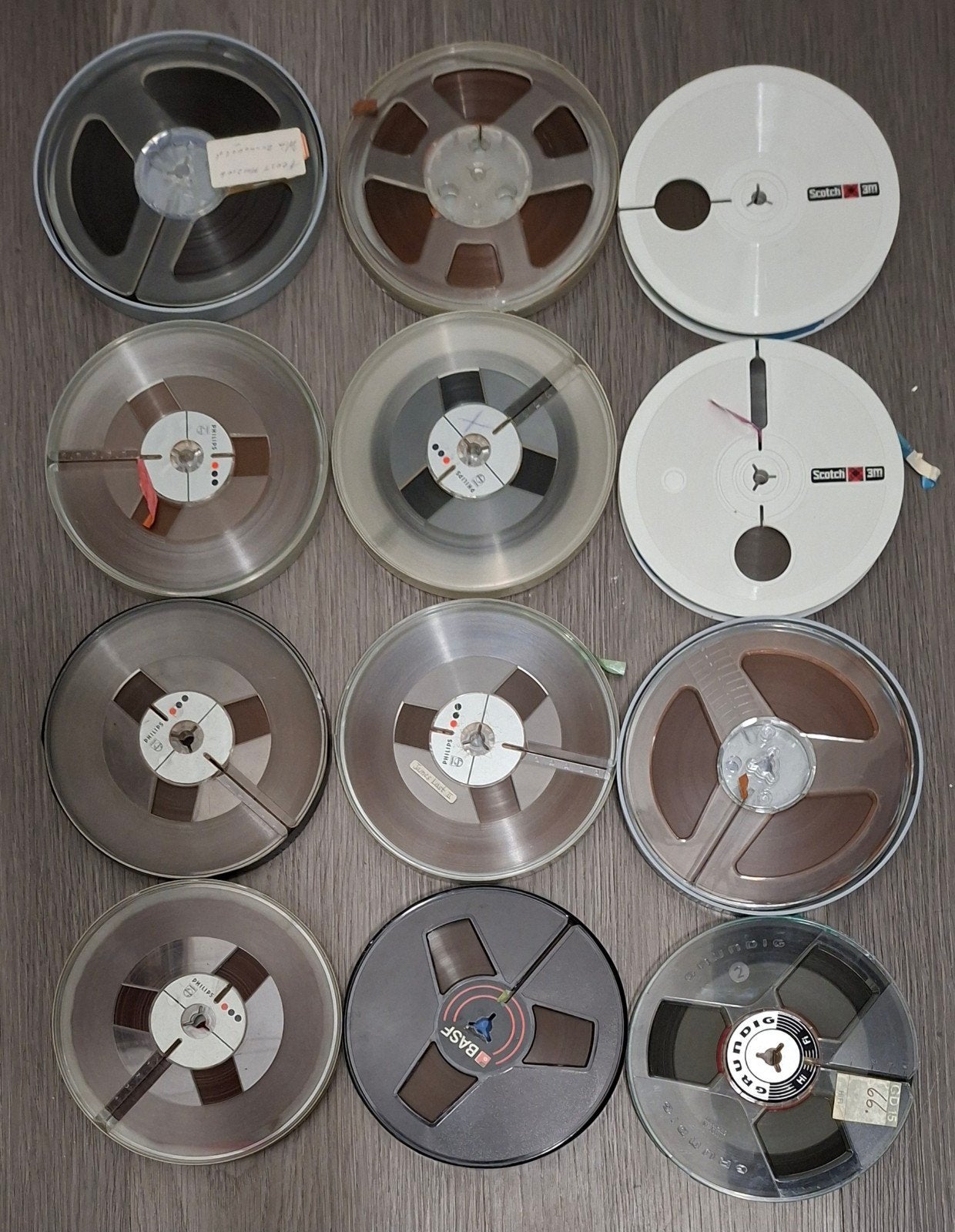 12 bandrecorder banden, Ophalen of Verzenden, Onderdeel, Met banden