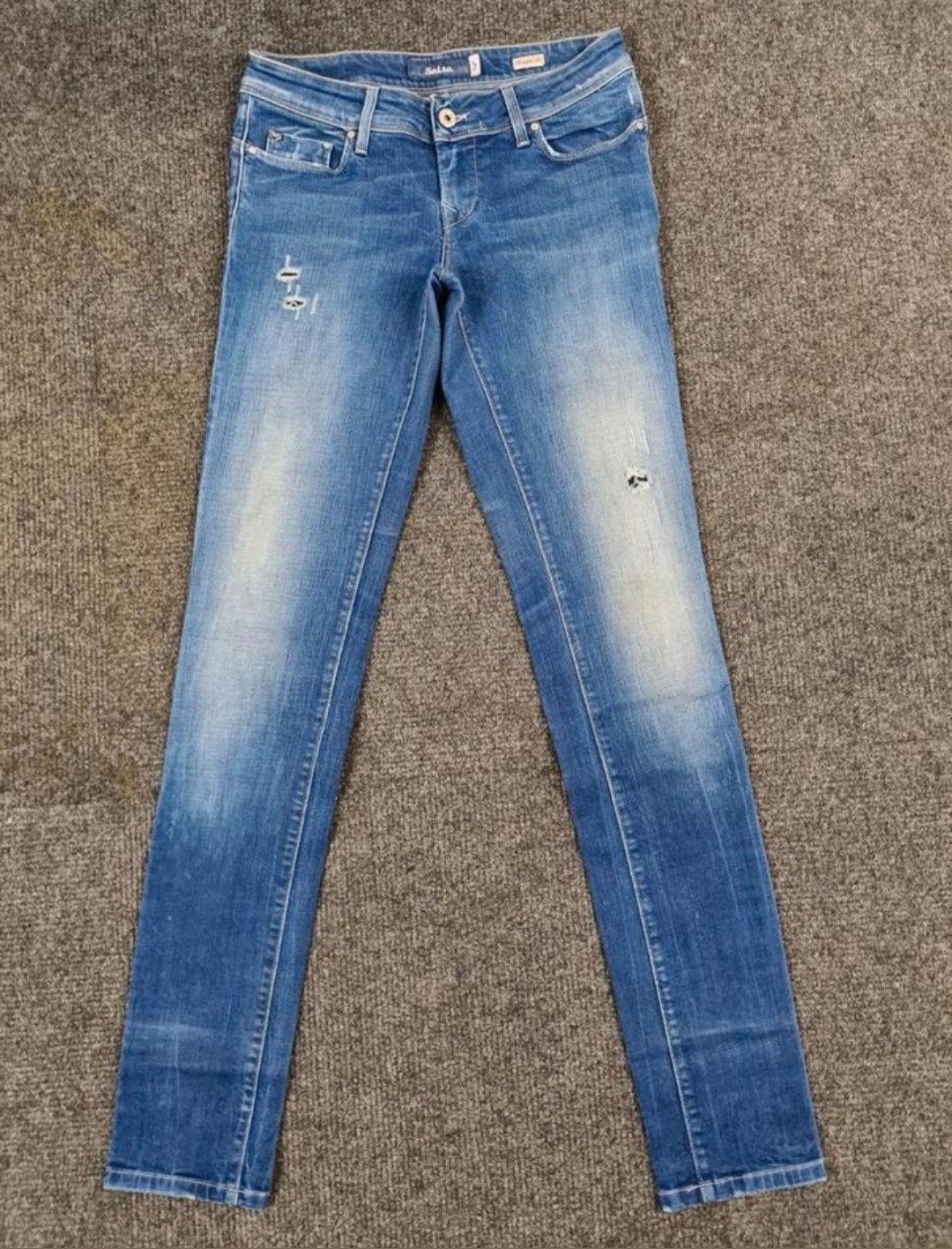 Salsa shape up W29 L32 Dames Tulsi2932 Blauw Low-rise, Blauw, Salsa, Ophalen of Verzenden, W28 - W29 (confectie 36)