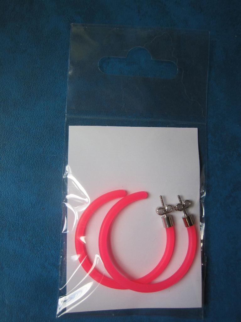 Roze 3/4 oorringen (NIEUW), Overige materialen, Hangers, Nieuw, Ophalen of Verzenden