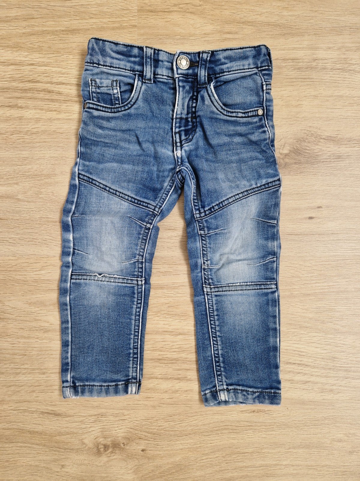 spijkerbroek mt 92 hema, Ophalen of Verzenden, Gebruikt, Jongen, Broek