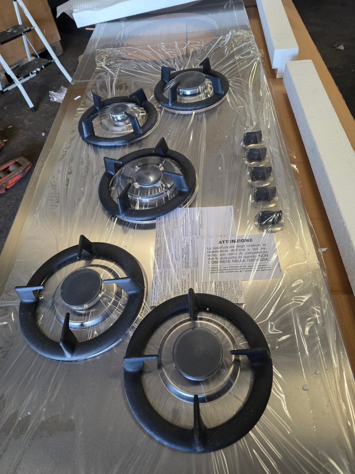 Star Inbouw Gas Kookplaat 5 Pitten Nieuw, Witgoed en Apparatuur, Ophalen, Nieuw, Inbouw, Gas