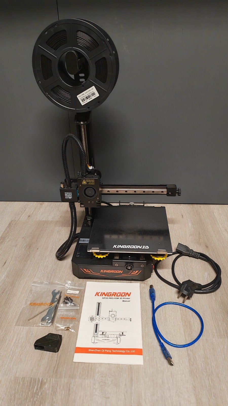 Kingroon KP3S PRO-FDM 3D Printer - Zo goed als nieuw, Ophalen, Zo goed als nieuw, Filament, Kingroon