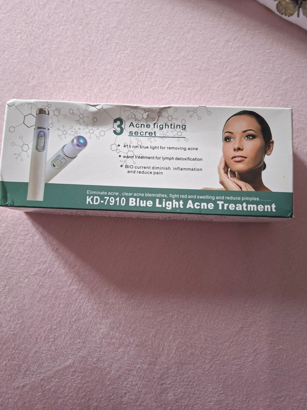 KD-7910 Blauw Licht Acne Behandeling Apparaat, Ophalen of Verzenden, Nieuw, Gehele gezicht, Verzorging
