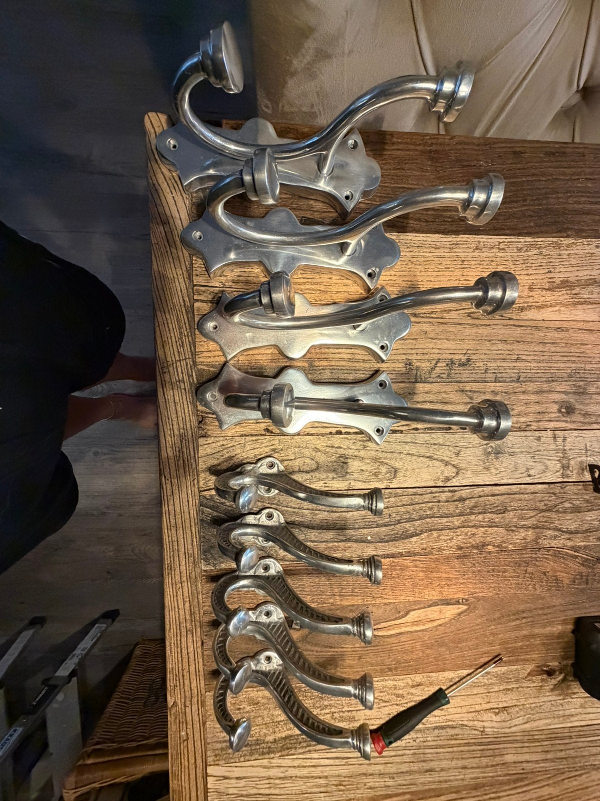 Kapstokhaken riviera maison. Zilver metaal landelijk, Huis en Inrichting, Woonaccessoires | Kapstokken, Ophalen of Verzenden, Metaal