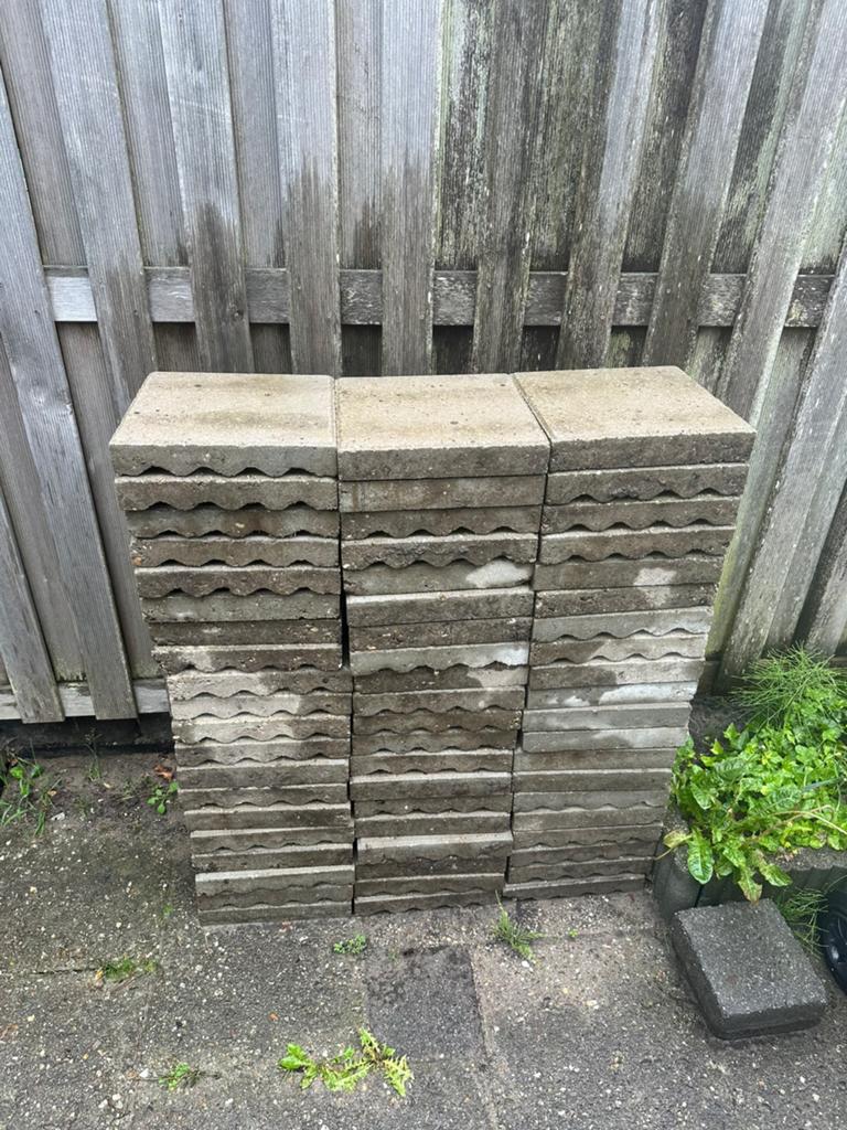 Grijze tegels 30x30, Tuin en Terras, Ophalen, Gebruikt, Overige materialen, Terrastegels