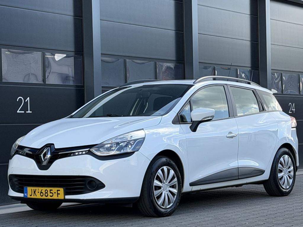 Renault Clio 1.5 dCi ECO Navi Airco EURO-6 (bj 2016), Auto's, 1160 kg, Multifunctioneel stuurwiel, Wit, 125 €/maand