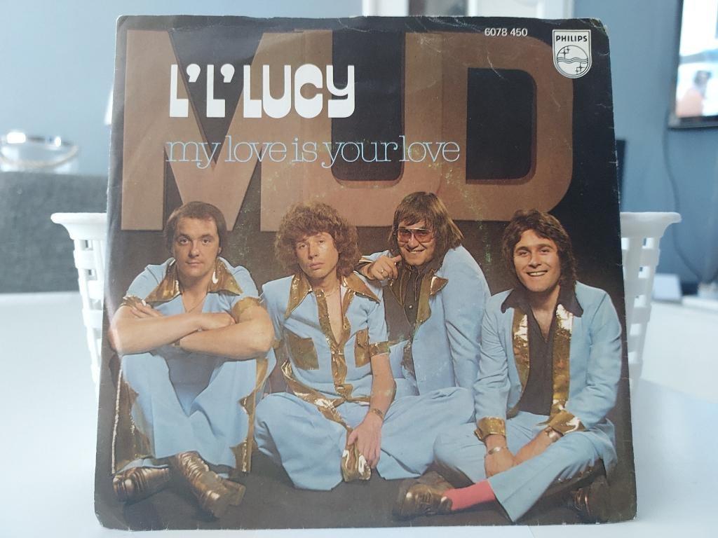 7" Single Mud - L'L'L' Lucy / My Love Is Your Love, Gebruikt, 7 inch, Single, Ophalen of Verzenden