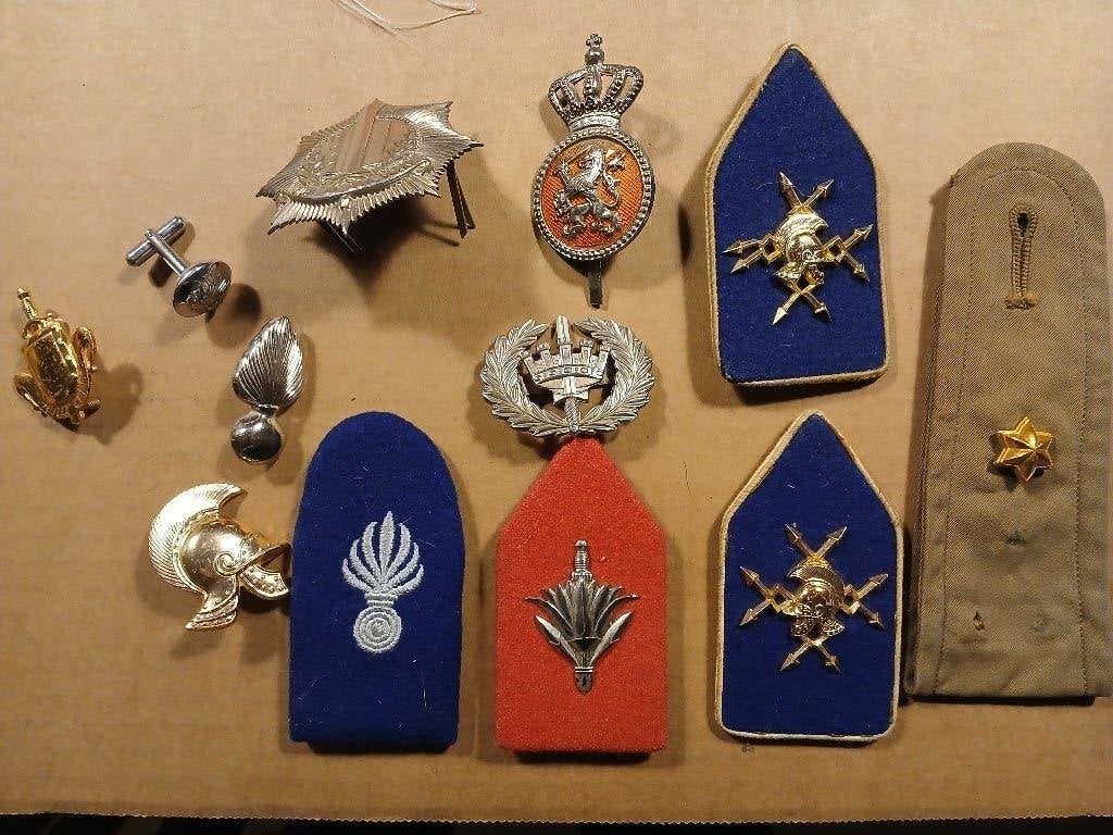 Lotje Nederlandse emblemen enz, Ophalen of Verzenden, Landmacht, Nederland, Embleem of Badge
