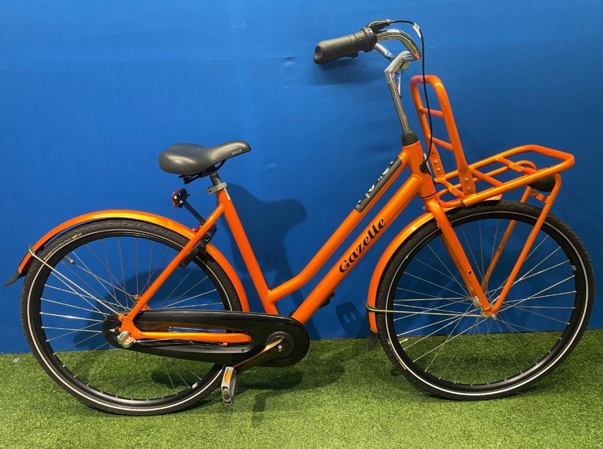 Gazelle Puur NL Dames Oranje 54cm, Ophalen, Gebruikt, -, -