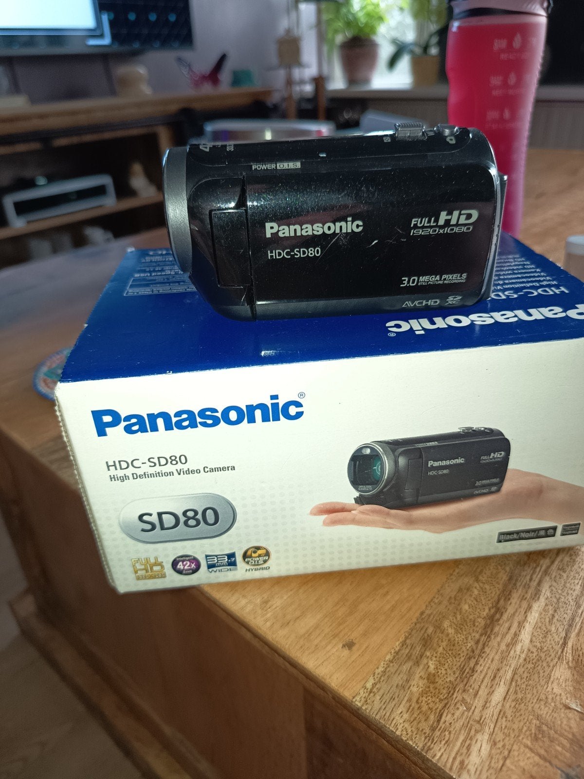 Panasonic HDC-SD80 Full HD Camcorder, Full HD, Panasonic, 20x of meer, Ophalen of Verzenden