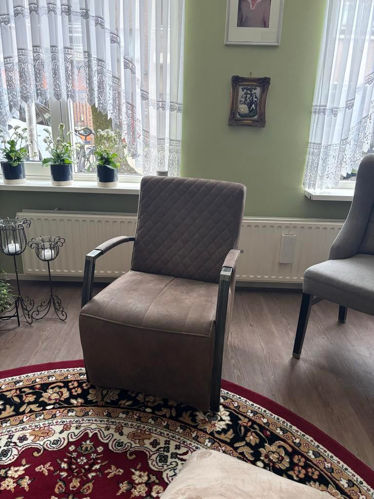 Zo goed als nieuwe fauteuil van Seat and Sofas, Huis en Inrichting, Stoelen, Ophalen, Bruin, Zo goed als nieuw, Eén