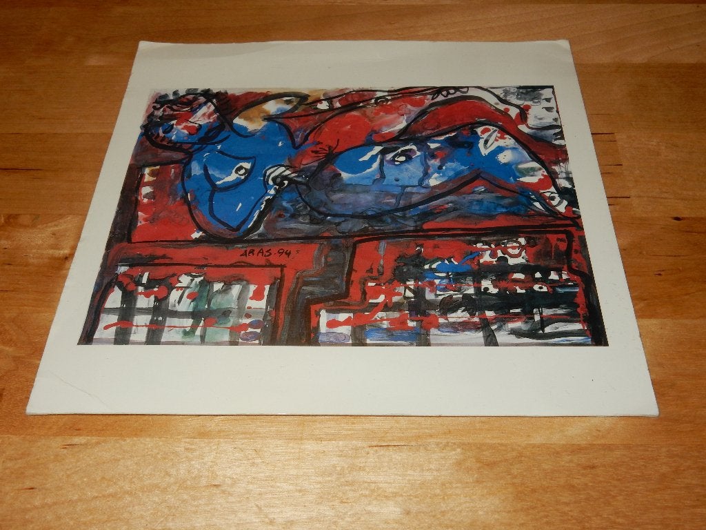 Ansichtkaart Vluchtelingenwerk 1994 – Kareem Aras., Ophalen of Verzenden, 1980 tot heden, Ongelopen, Cultuur en Media