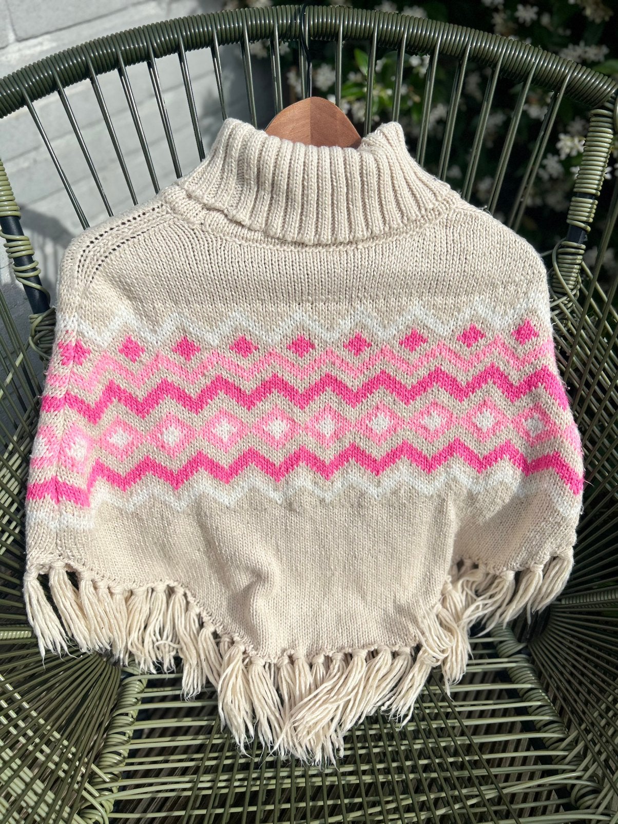 Trui poncho, Ophalen of Verzenden, Zo goed als nieuw, Meisje, Trui of Vest
