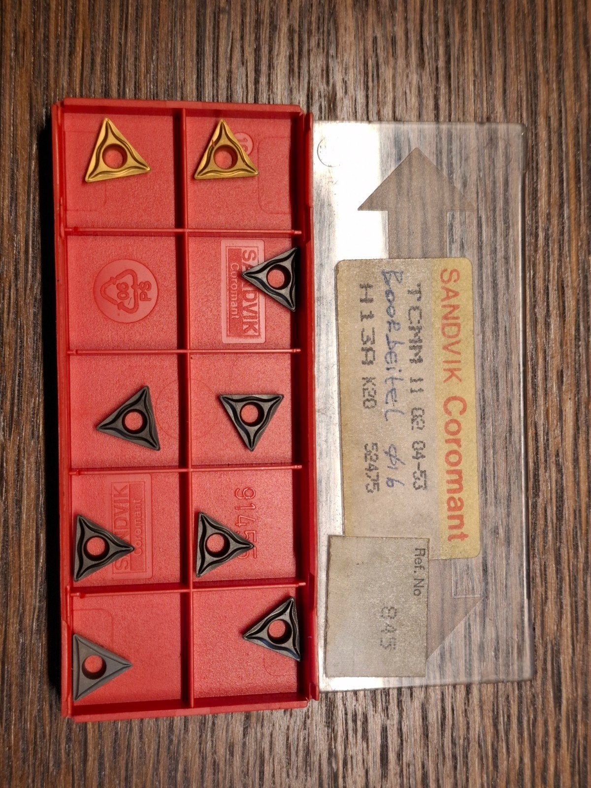 Sandvik Coromant Draaibeitels - 7 Zwart, 2 Goud, Ophalen of Verzenden, Gebruikt