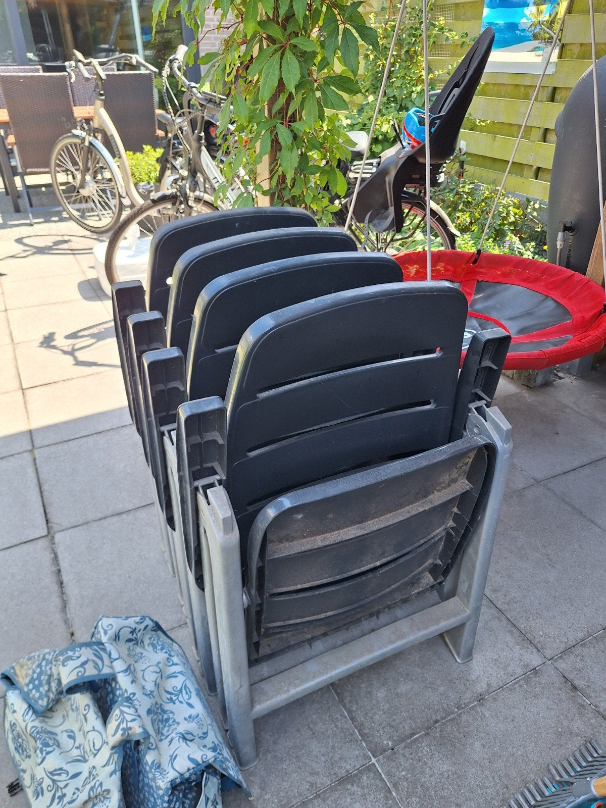 tuinstoelen, Ophalen, Gebruikt, Kunststof