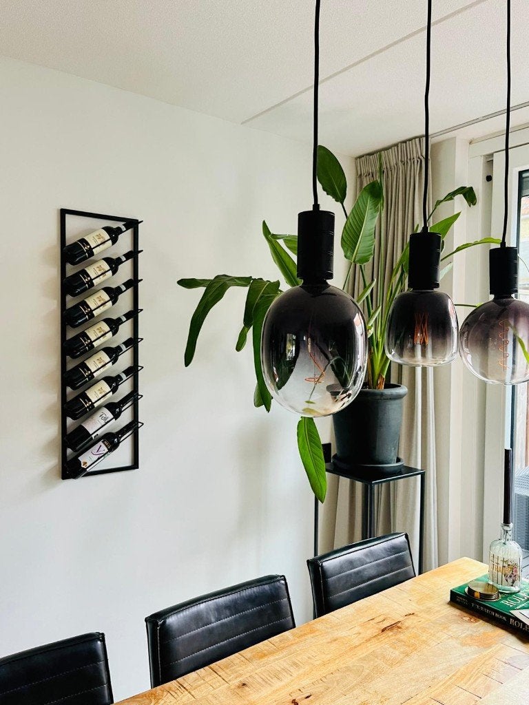 3x Moderne Lamp + Plafondplaat bevestiging, Ophalen, E27 (groot), Zo goed als nieuw, Glas