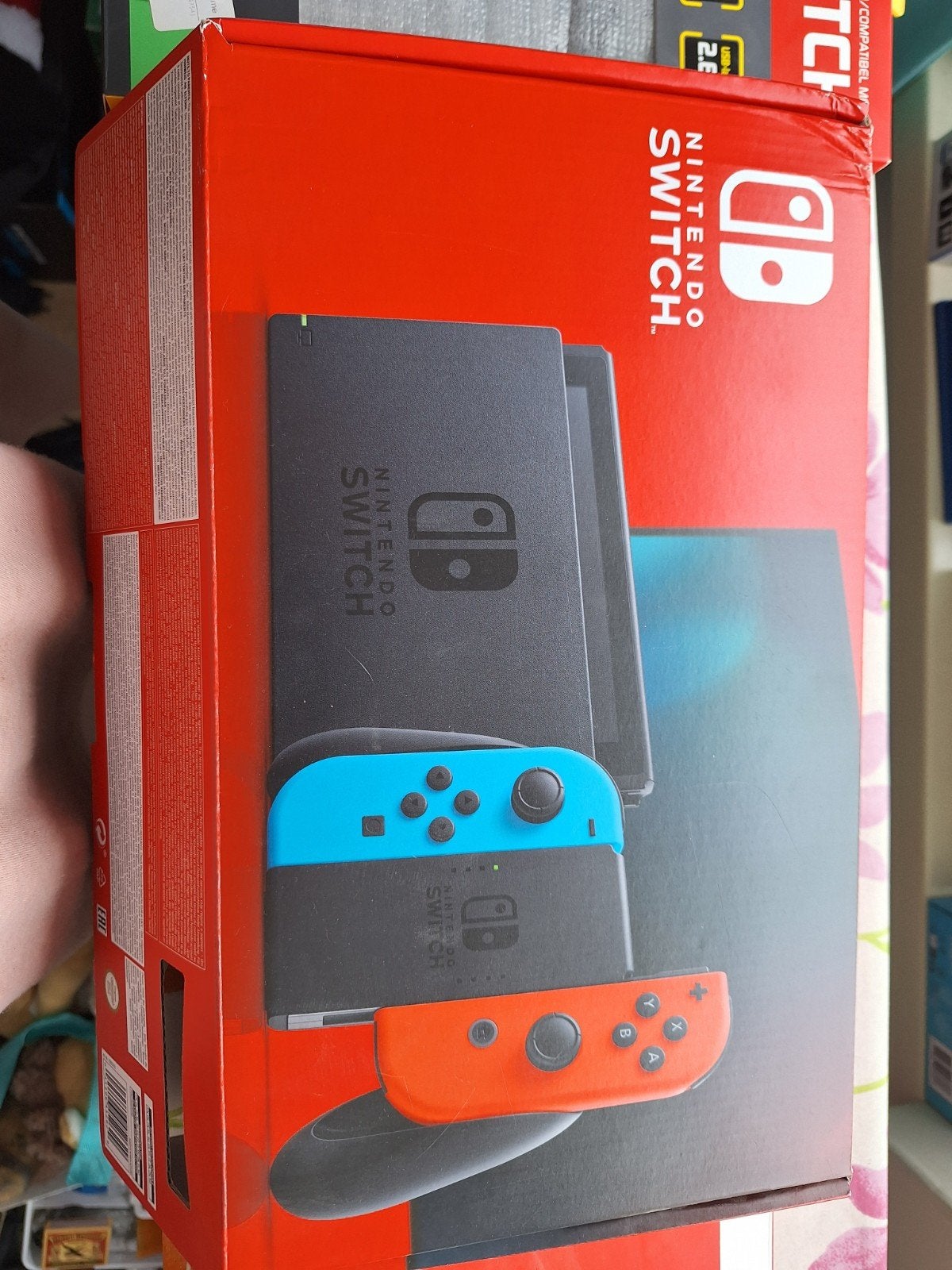 Nintendo Switch met extra controller en accessoires, Ophalen of Verzenden, Gebruikt, Met 3 controllers of meer, Switch Original
