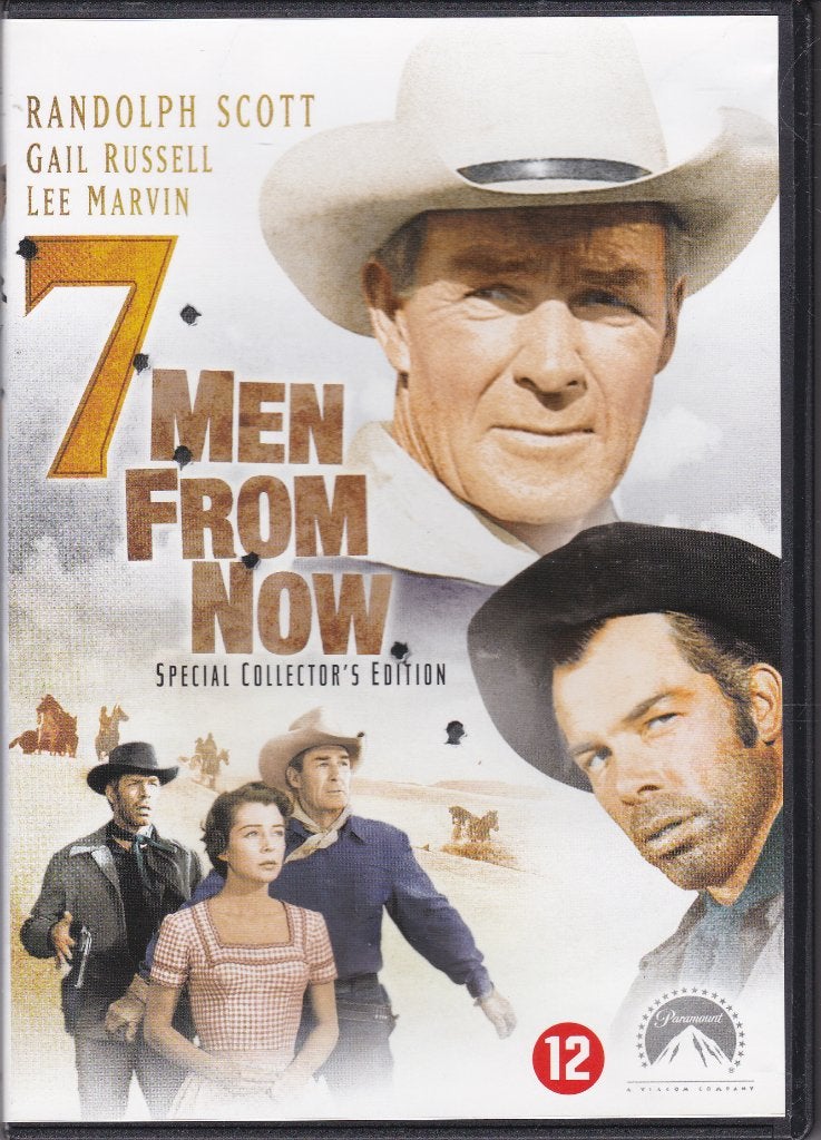 7 men from now (western) ֎ 1956, Randolph Scott, Cd's en Dvd's, Ophalen of Verzenden, Zo goed als nieuw, 1940 tot 1960, Western