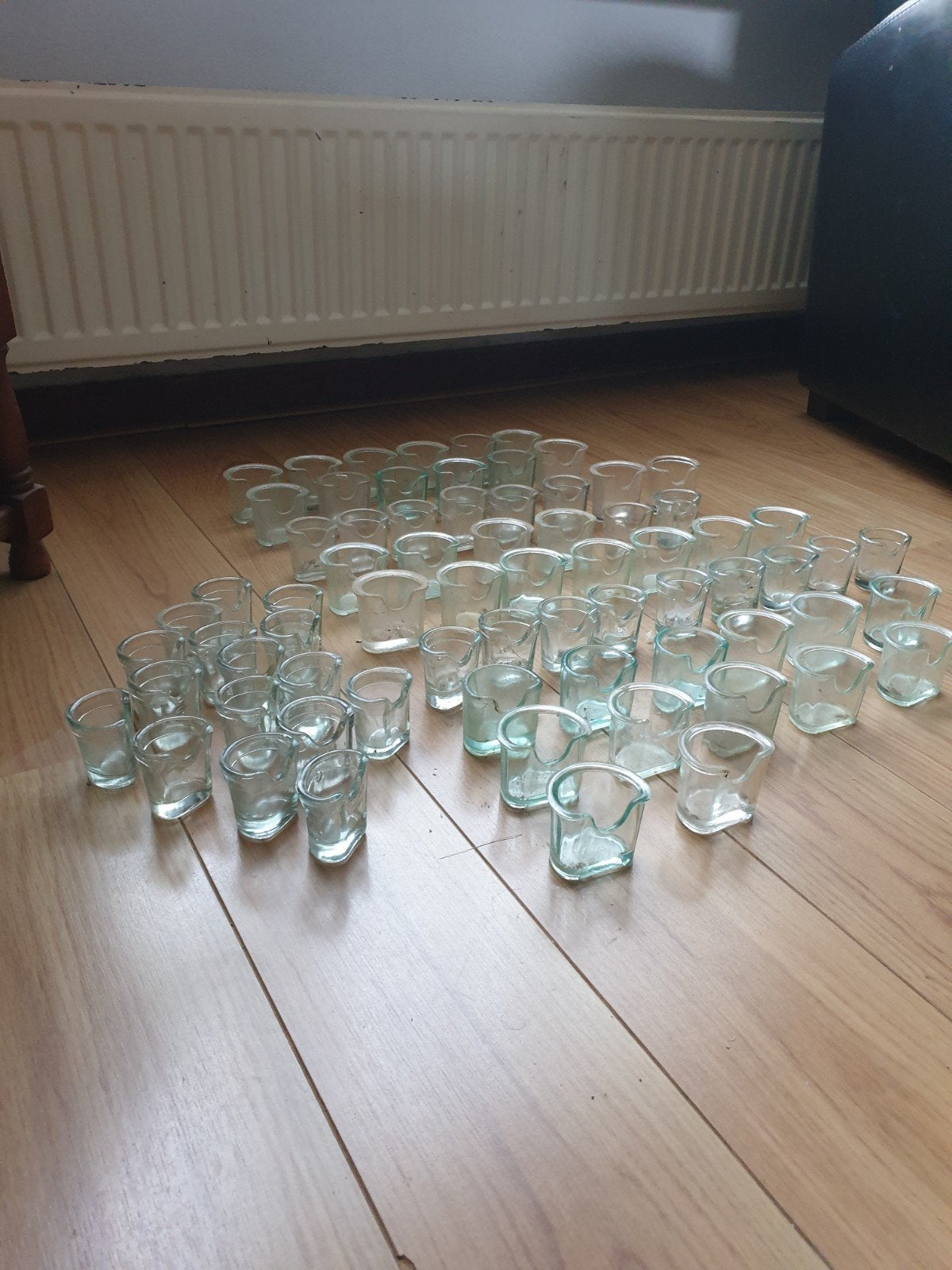 glazen vogel drinkbakjes., Antiek en Kunst, Ophalen