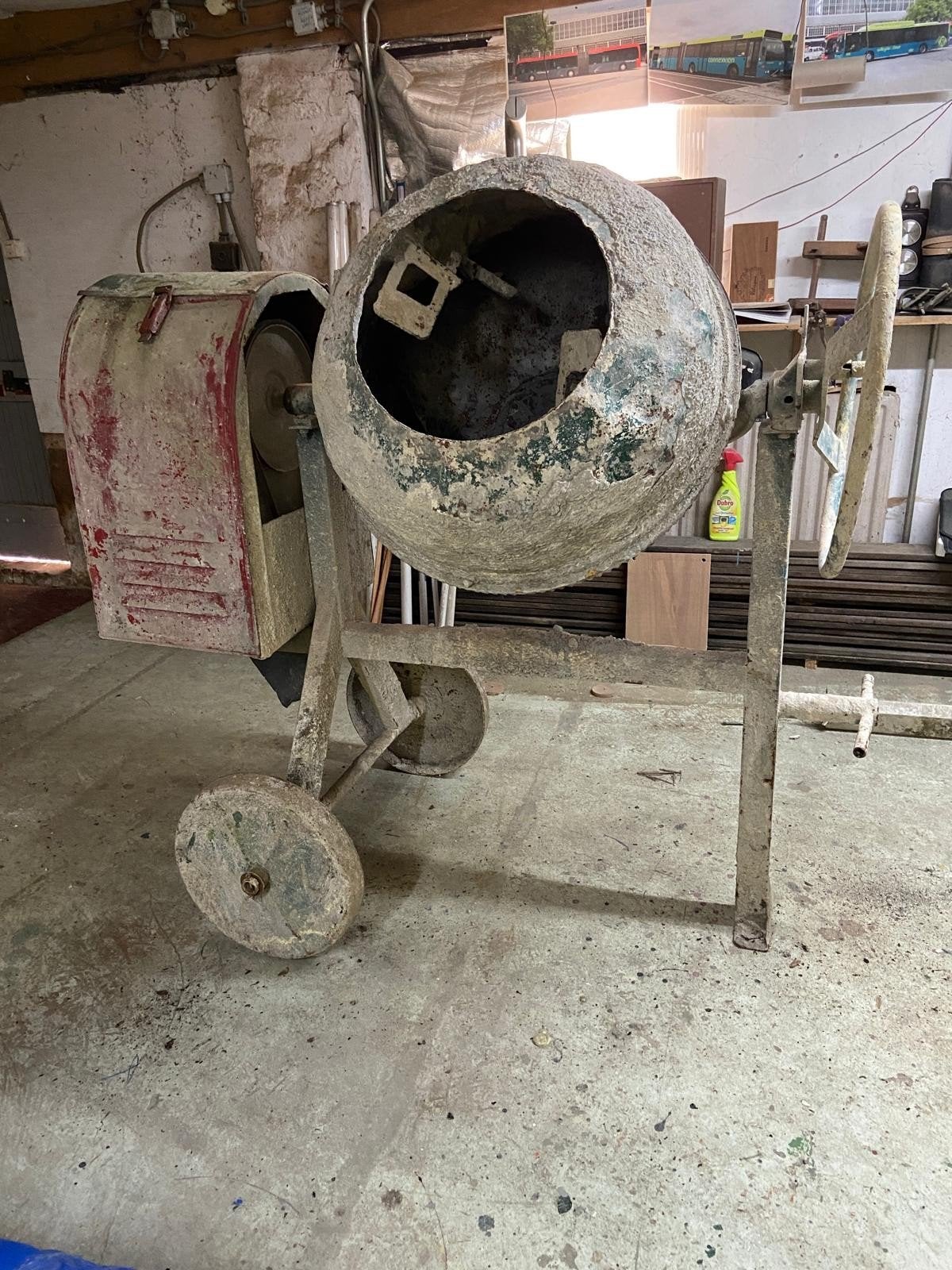 Gebruikte cementmolen / betonmixer, Ophalen, Gebruikt
