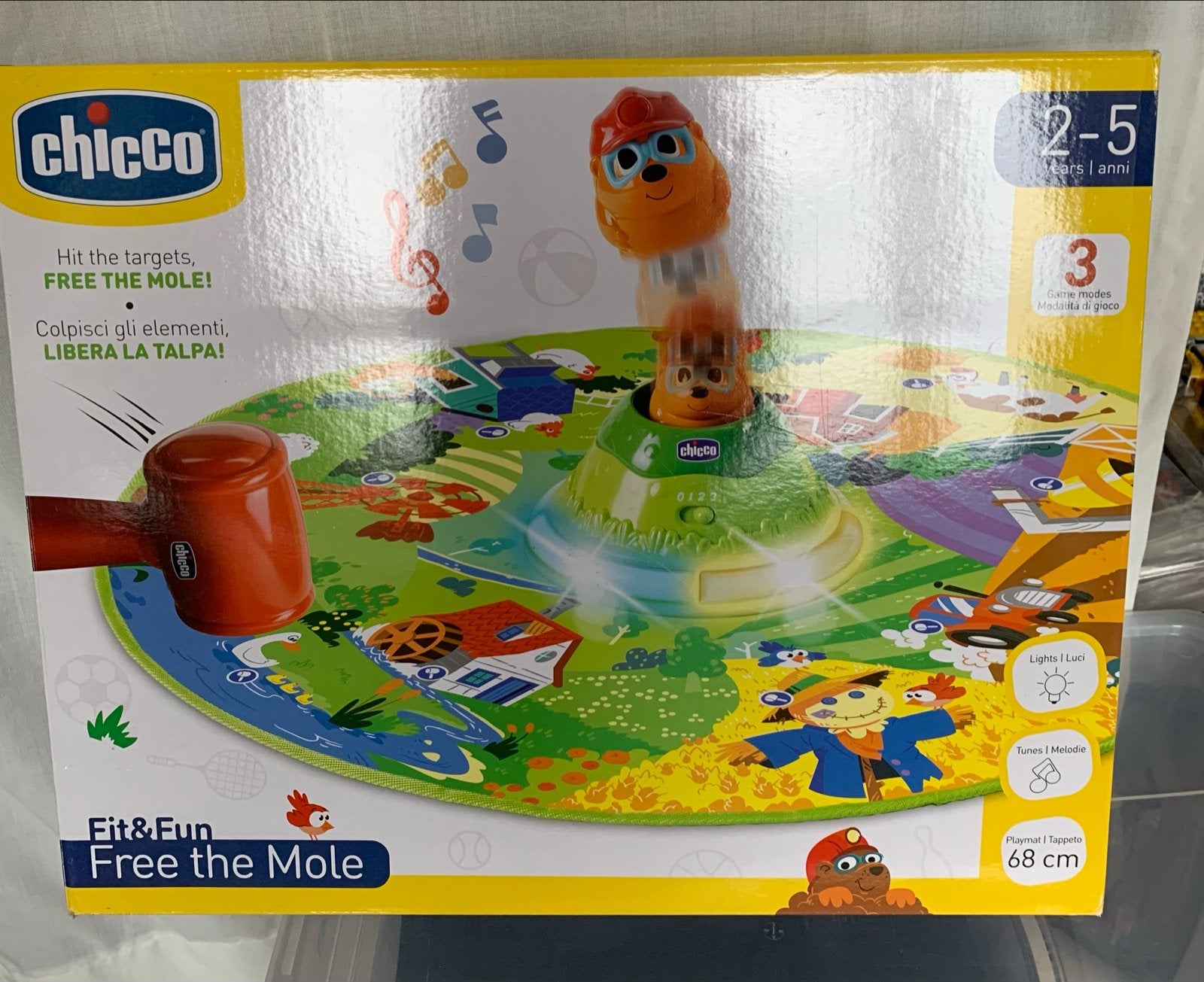 Chicco Fit&Fun Free the Mole Speelkleed met Hamer, Ophalen of Verzenden, Nieuw, Speelkleed, Met licht