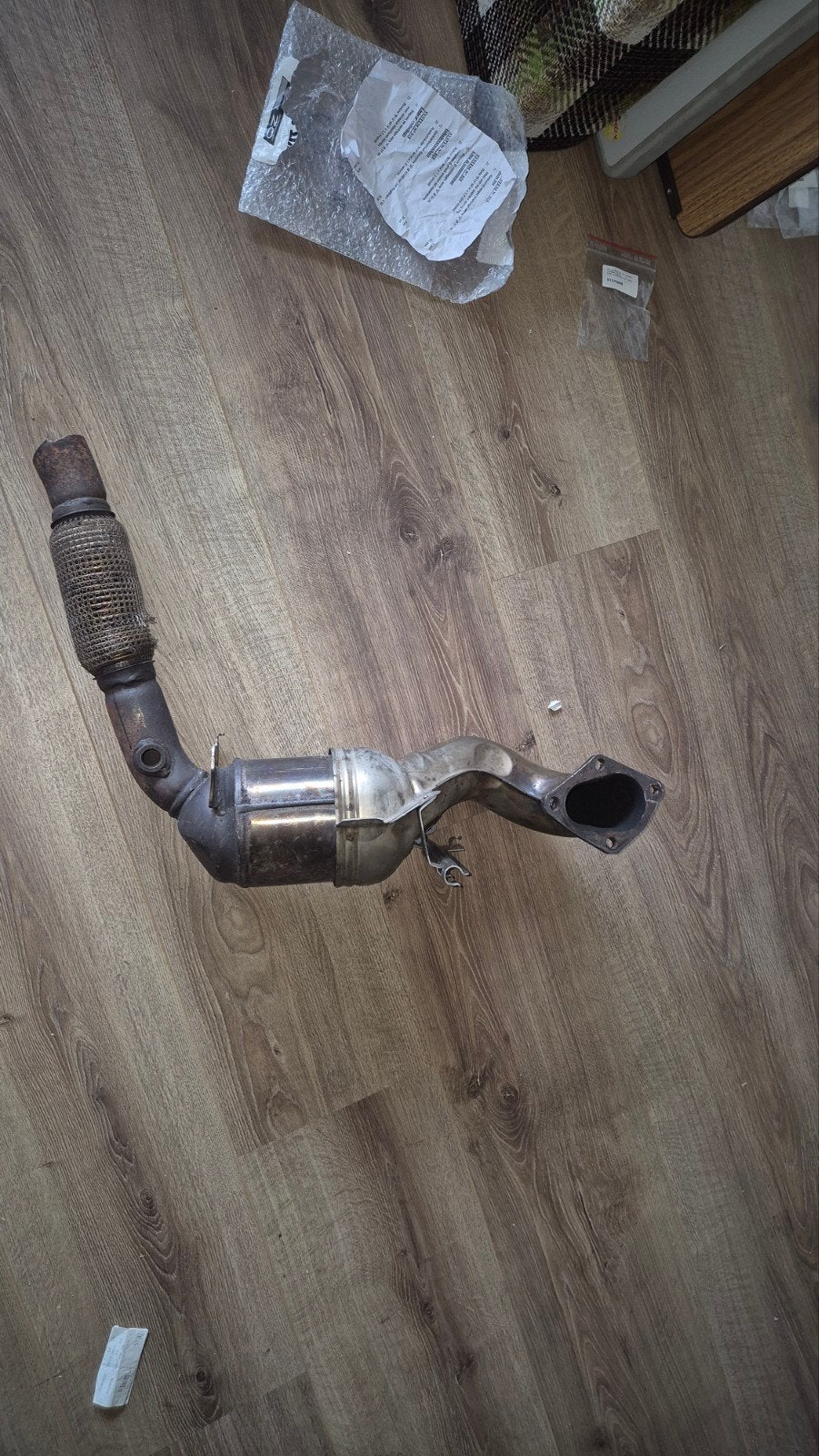 Polo 6R GTI 1.4 TSI Originele Downpipe met Katalysator, Ophalen of Verzenden, Gebruikt, Volkswagen