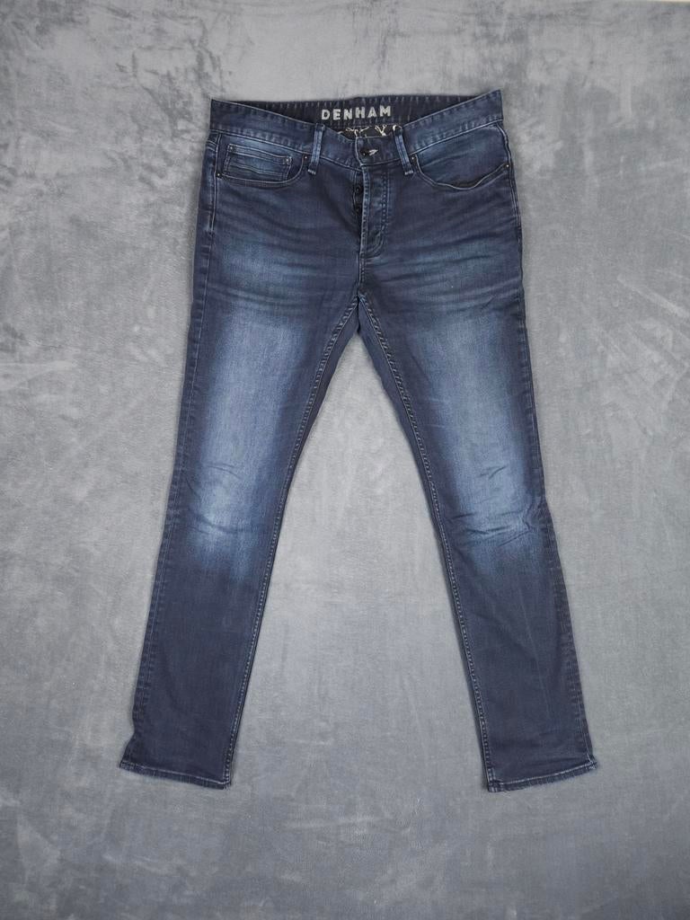 Denham Broek Razor 36x34 Slim Fit Blauw Jeans., W36 - W38 (confectie 52/54), ., Zo goed als nieuw, .