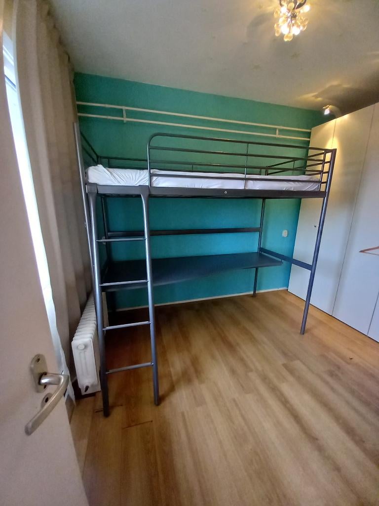 Hoogslaper met bureau, Kinderen en Baby's, Kinderkamer | Stapelbedden en Hoogslapers, Ophalen, Zo goed als nieuw, Hoogslaper