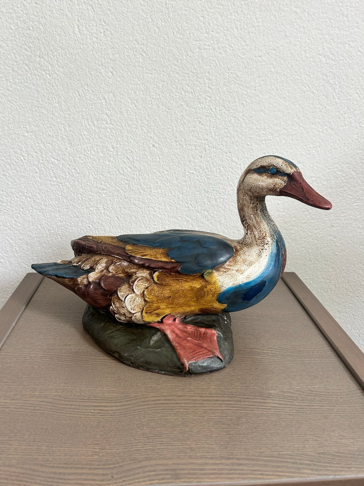 Decoratie Eend, Ophalen, Gebruikt, Meerkleurig, Overige materialen