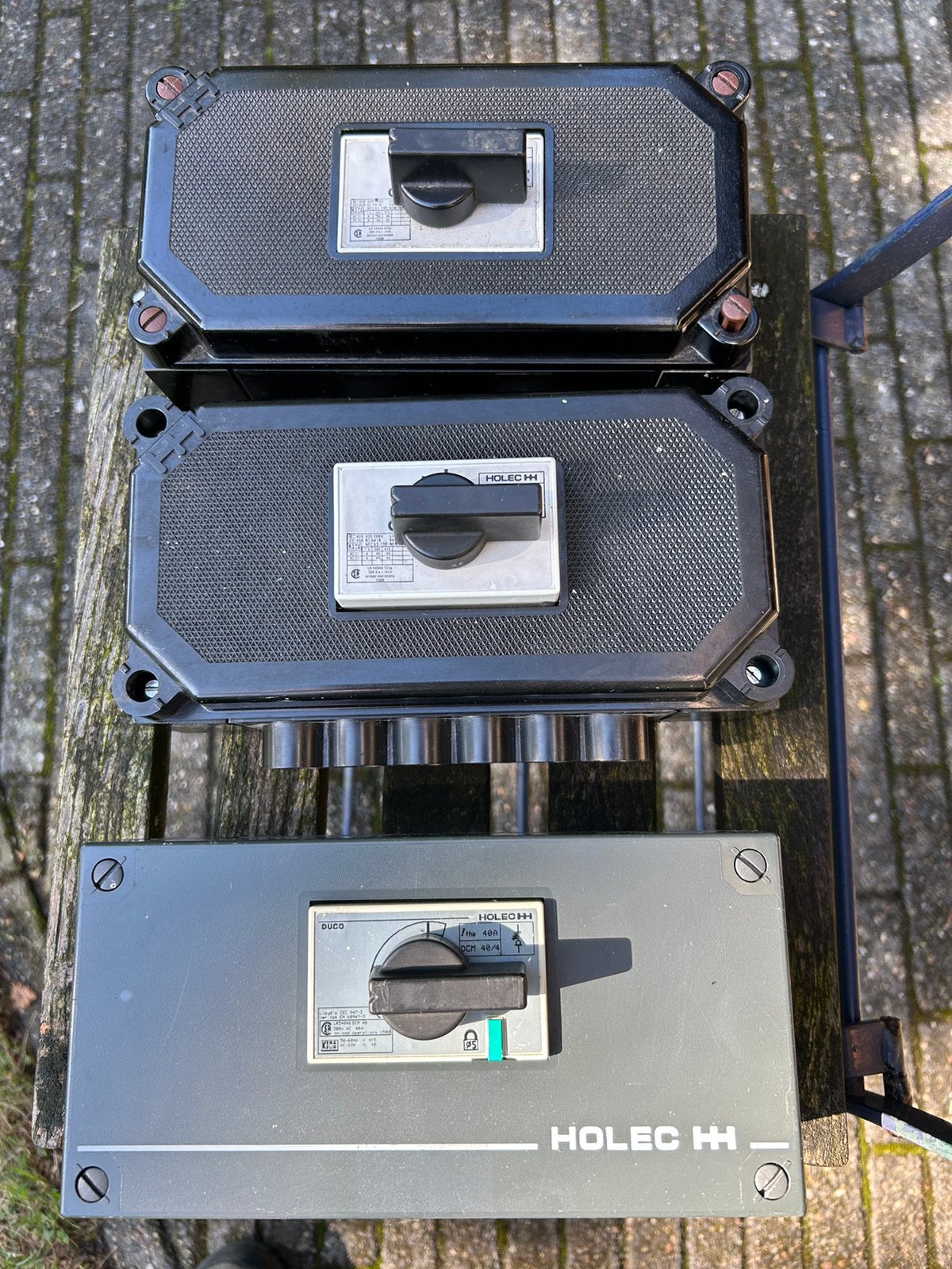 Hoofd schakelaars elektro, Doe-het-zelf en Verbouw, Ophalen of Verzenden, Gebruikt, Schakelaar