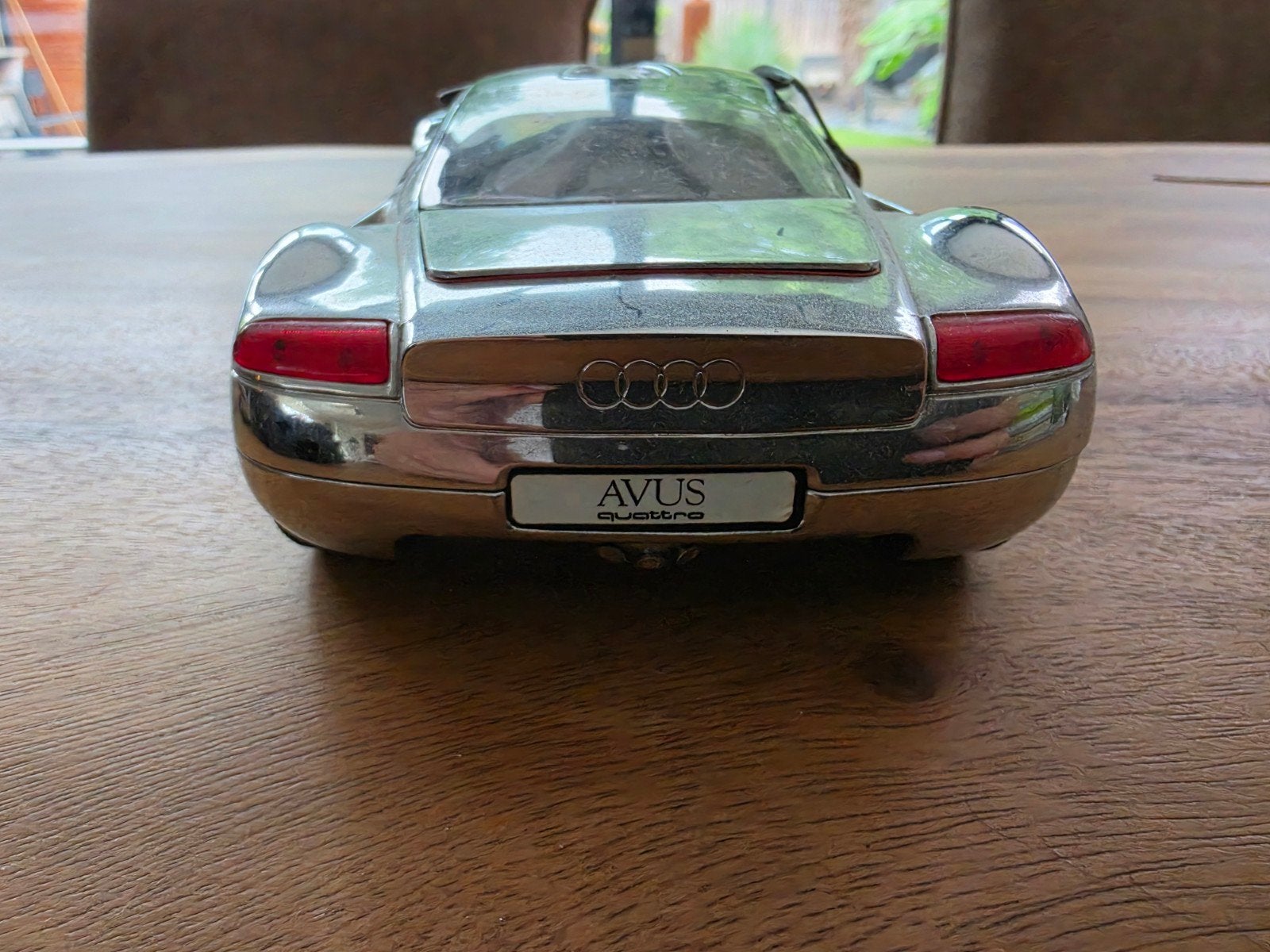 Audi Avus Quattro Concept Modelauto Zilver 1:18, Ophalen of Verzenden, Gebruikt