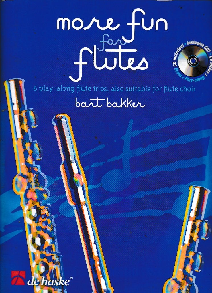More Fun for Flutes met Cd ( 6733 ), Gebruikt, Dwarsfluit of Piccolo, Ophalen of Verzenden, Blues