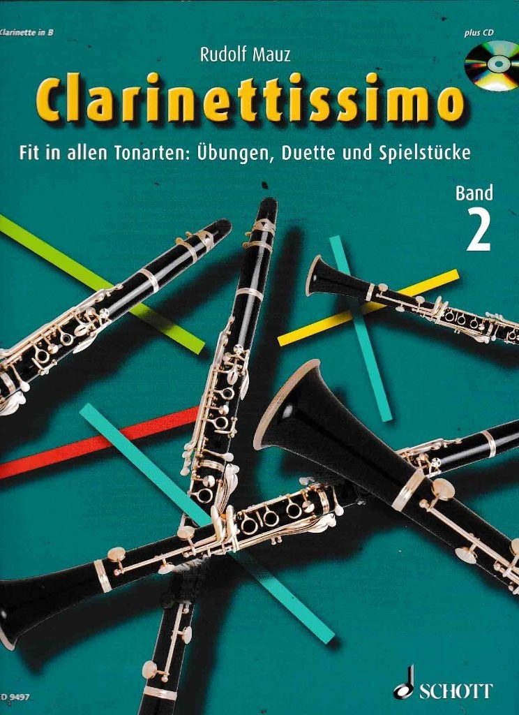 Clarinettissimo deel 2 met CD nieuwstaat, Muziek en Instrumenten, Bladmuziek, Ophalen of Verzenden, Zo goed als nieuw, Klarinet