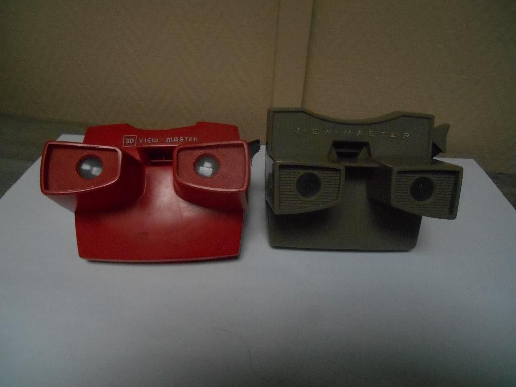 viewmaster rood en grijs vintage retro view master, Ophalen, Gebruikt