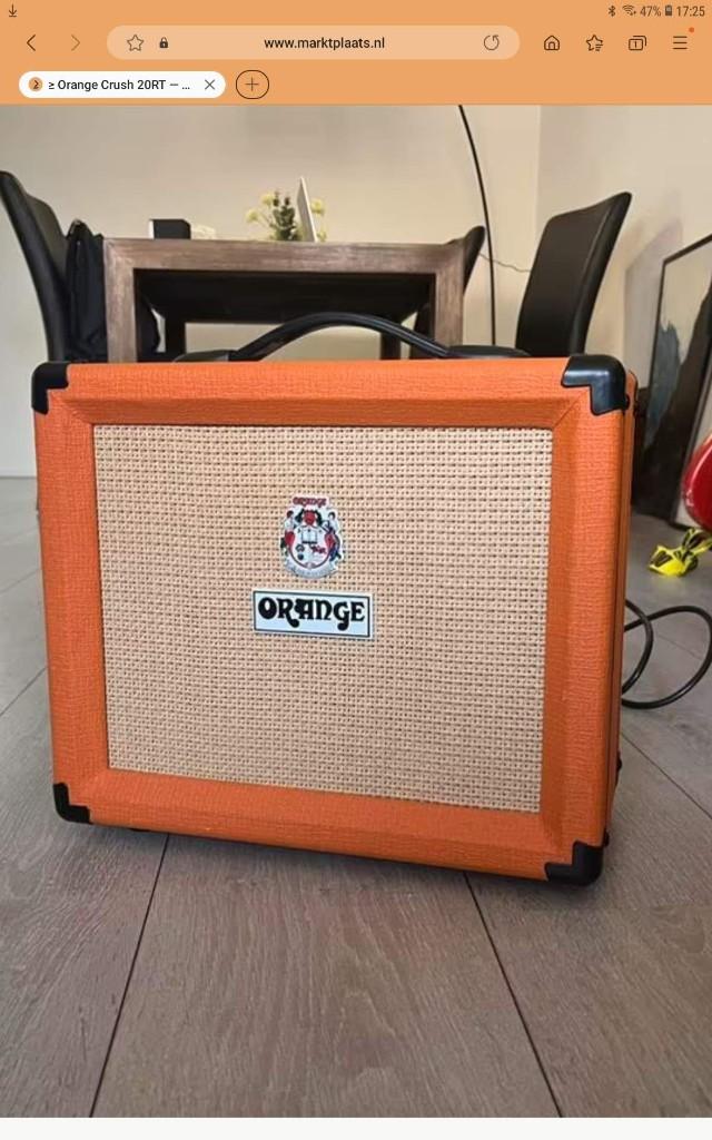Te koop Orange Crush 20 RT gitaarversterker, Ophalen, Zo goed als nieuw, Gitaar, Minder dan 50 watt