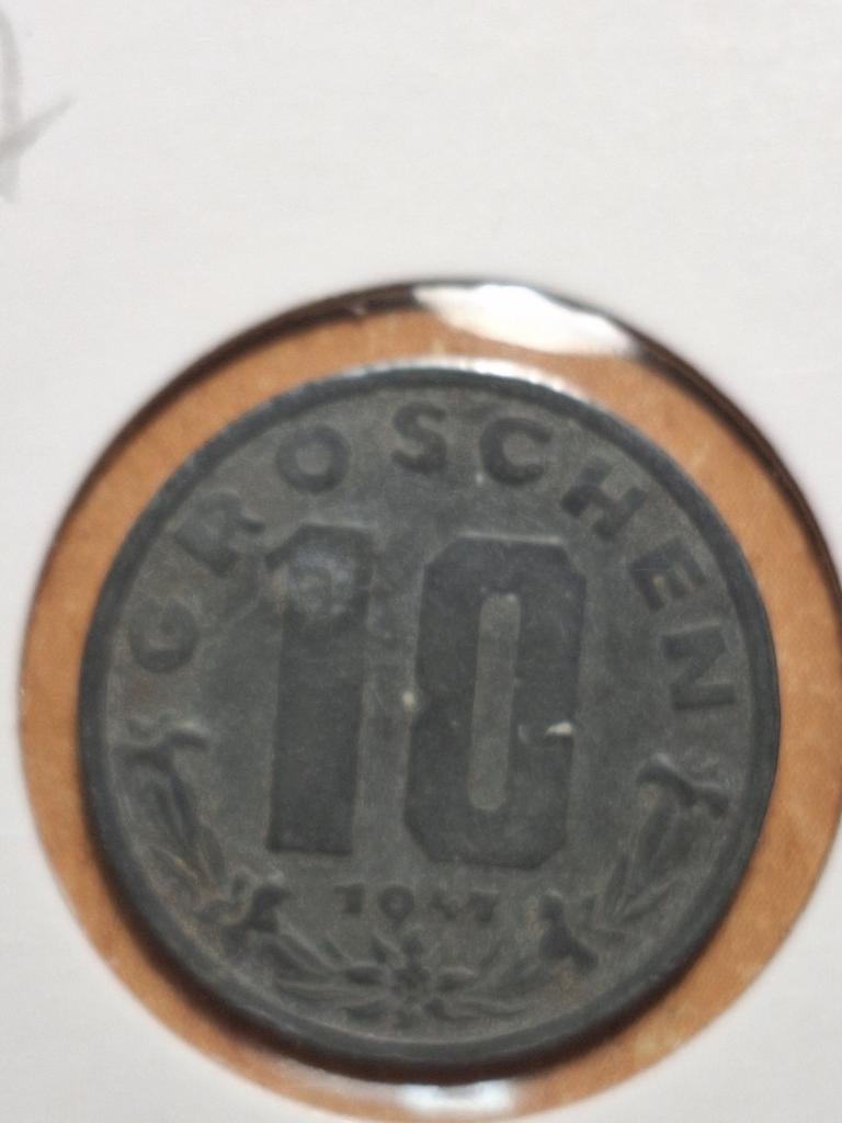 OOSTENRIJK 10 groschen 1947 (#95), Ophalen of Verzenden, Oostenrijk, Losse munt