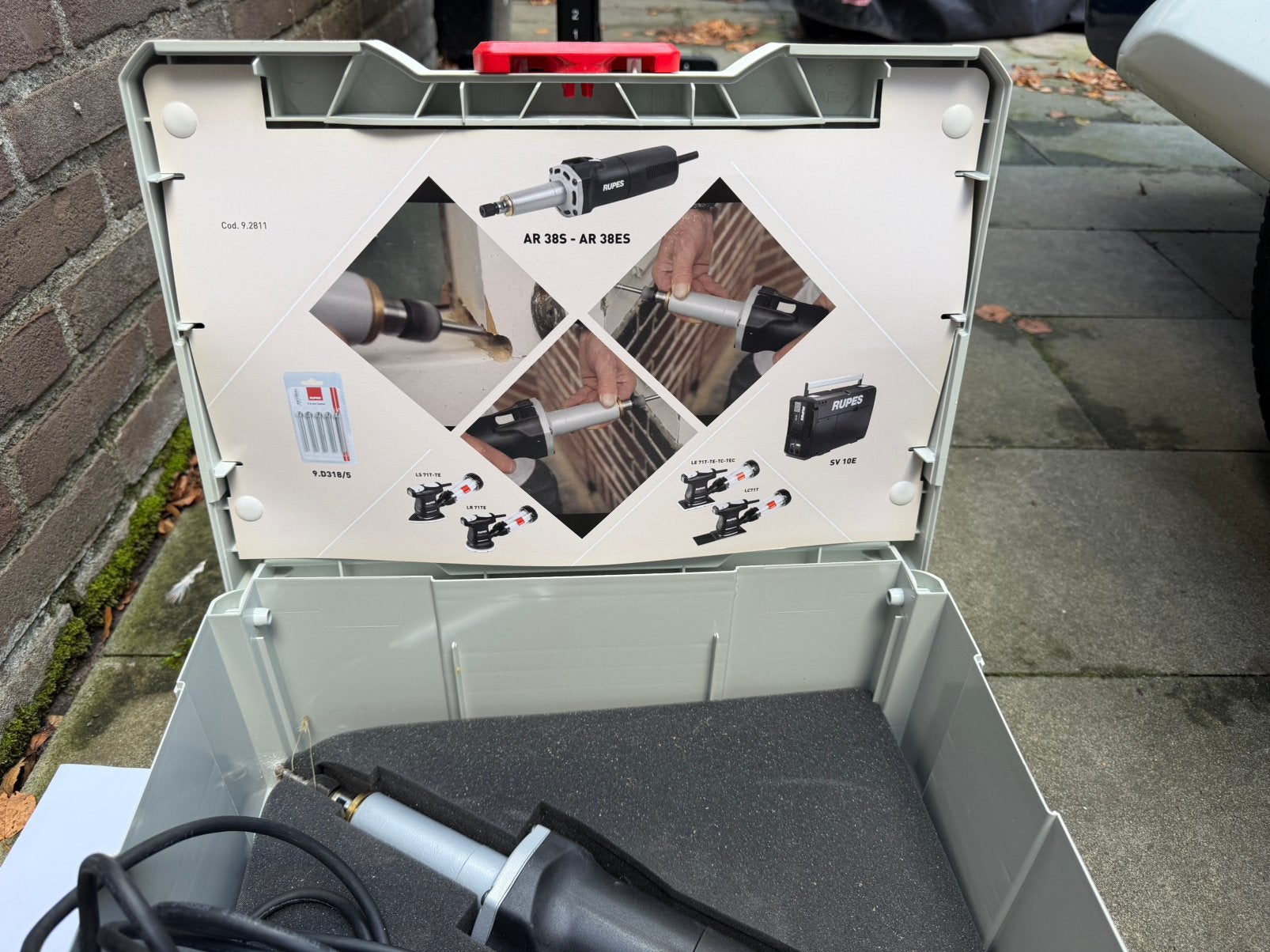 Rupes AR 38S houtfrees / rechte freesmachine met koffer, Doe-het-zelf en Verbouw, Ophalen of Verzenden, Zo goed als nieuw, Elektrisch