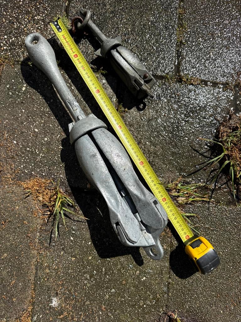 Opvouwbaar anker voor boot - 2 stuks, Ophalen of Verzenden, Gebruikt, Overige typen