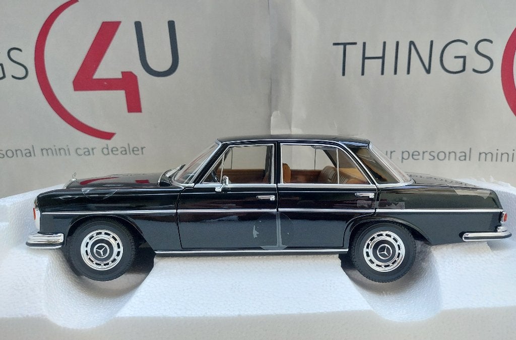 Norev 1:18 Mercedes-Benz 280 SE 1968 zwart nieuw in doos, Ophalen of Verzenden, Nieuw, Auto, Norev