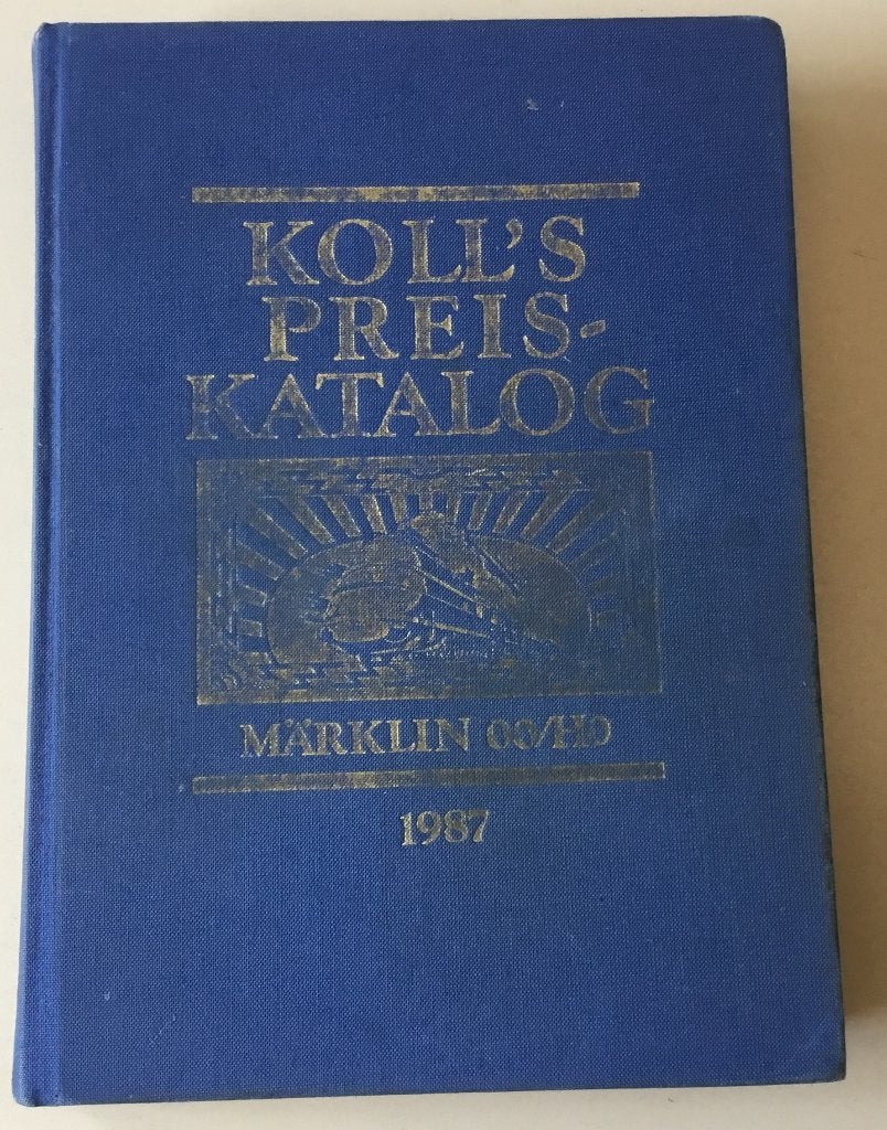 Märklin H0 Koll's Prijscatalogus 1987 gebonden editie 632, Wisselstroom, Gebruikt, Märklin, Boek, Tijdschrift of Catalogus