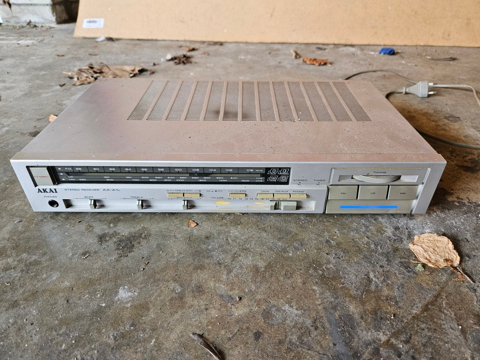 AKAI Stereo Receiver AA-A1L - Vintage Audio, Ophalen of Verzenden, Gebruikt, Analoog