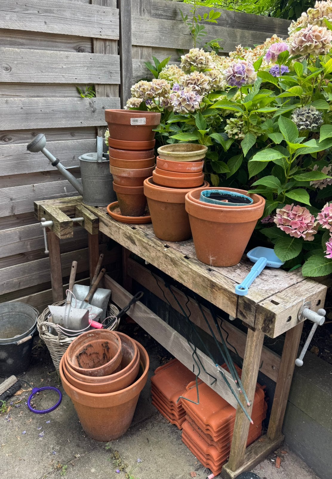 Bloembakken, Tuin en Terras, Ophalen, Kunststof, Gebruikt, Minder dan 30 cm