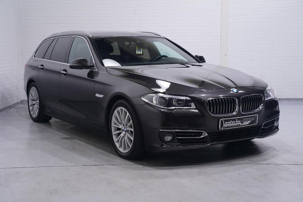 BMW 5-serie Touring 535d Luxury line NAP Navi Head up Sports, Auto's, BMW, Automaat, Automatische klimaatregeling, Achterwielaandrijving