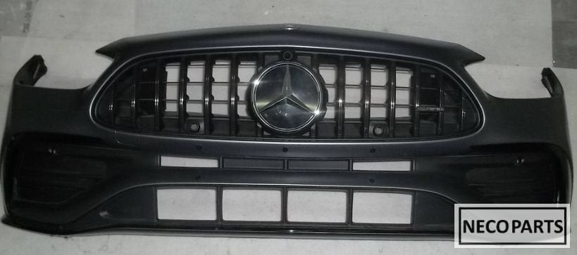 MERCEDES C KLASSE W206 VOORBUMPER ORIGINEEL ALLES LEVERBAAR!, Gebruikt, -, Voor, Ophalen of Verzenden