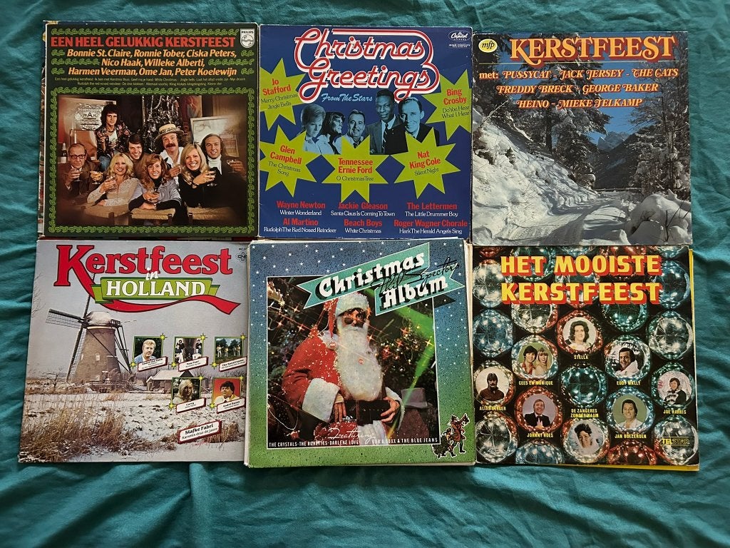 39 LP's Kerstmuziek door bekende Zangers (ook per stuk), Ophalen of Verzenden, Gebruikt